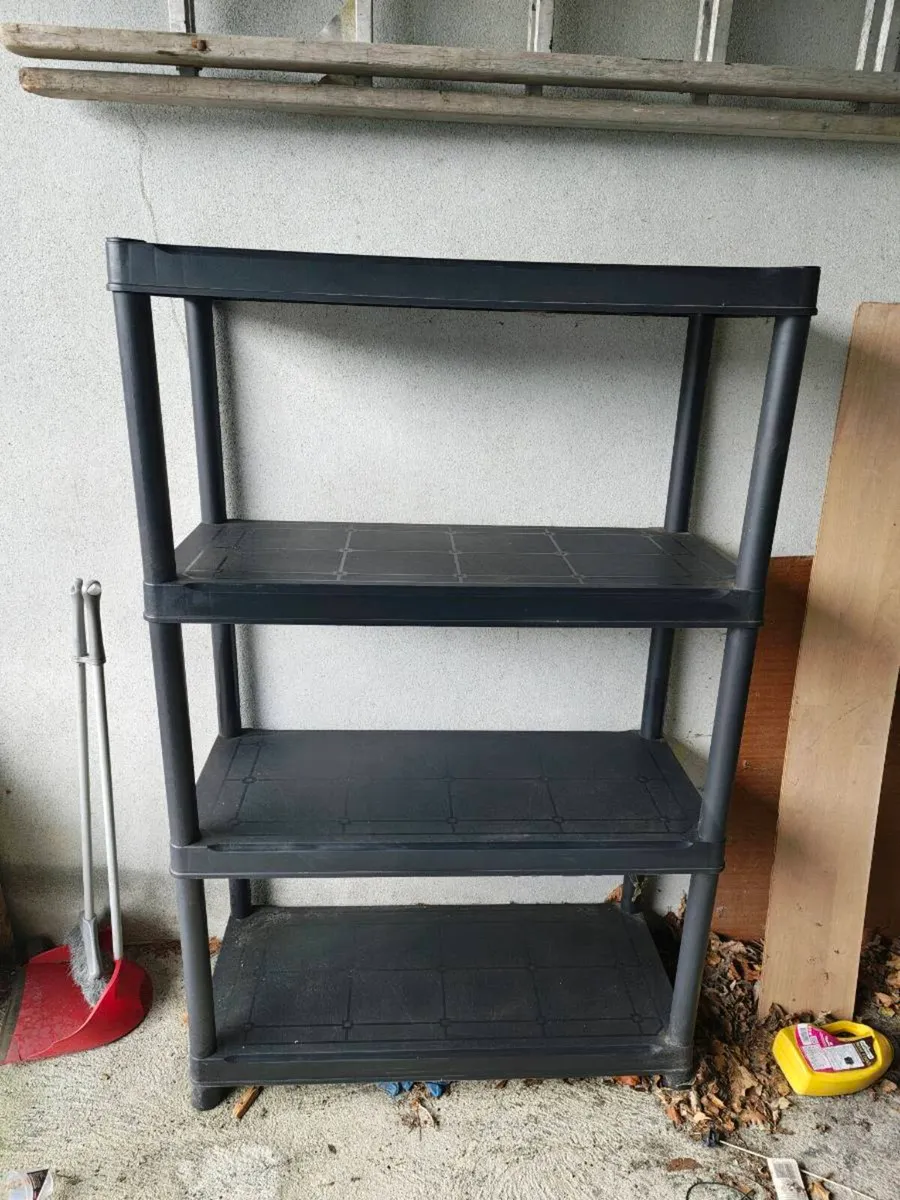 Heavy Duty Stackable Garage Shelving Units - Image 1