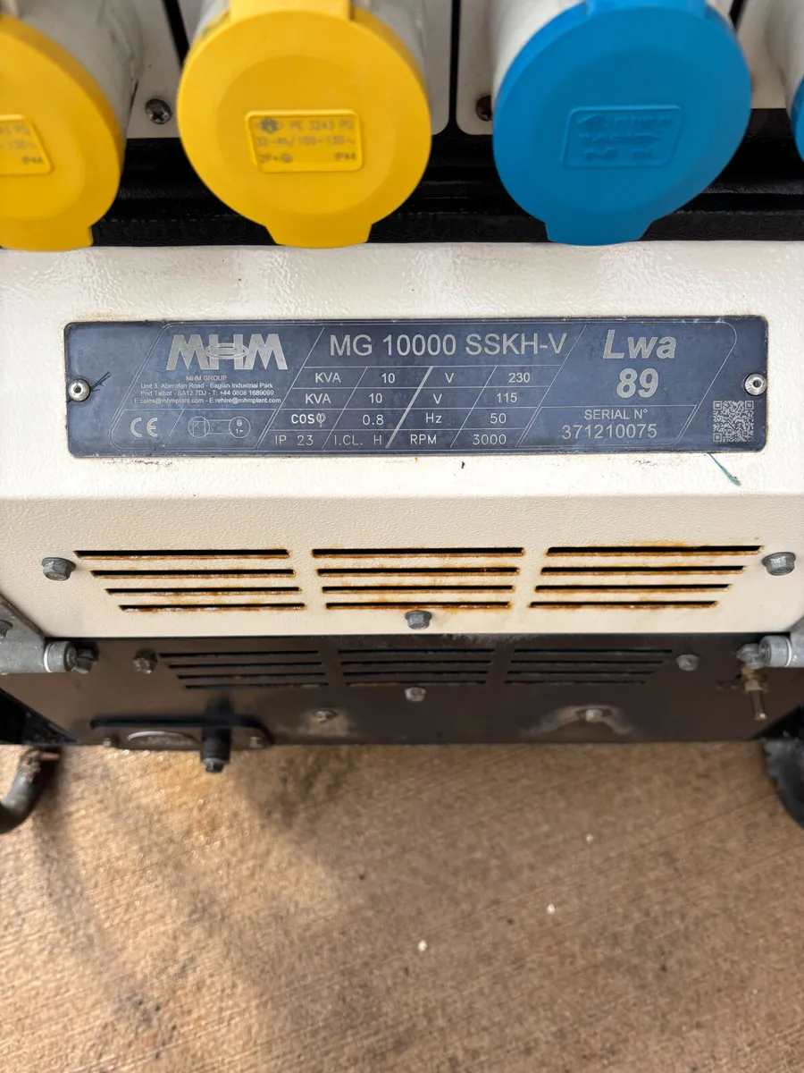 MHM MG10000 10KVA Diesel Generator - Image 3