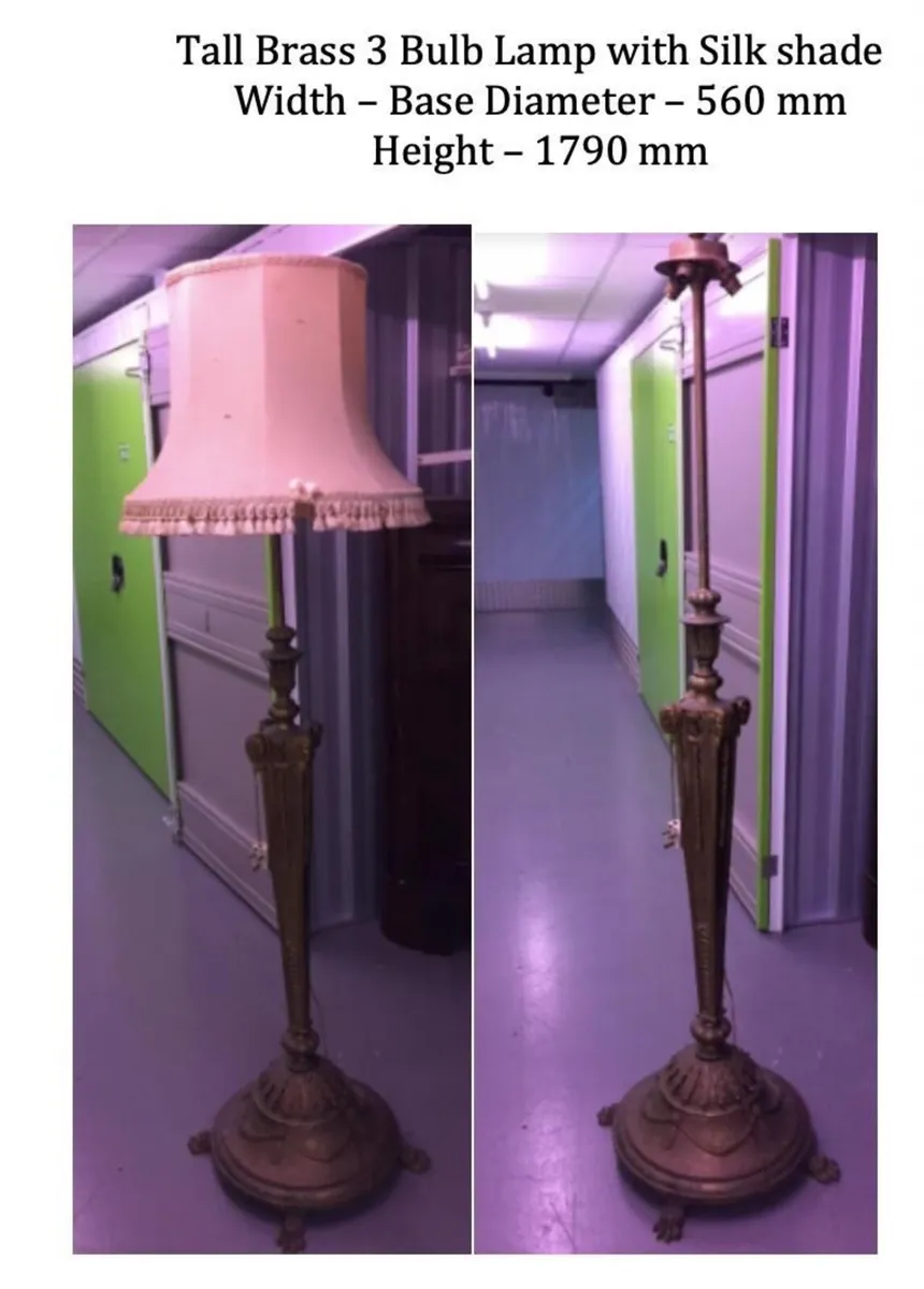 Antique Brass Floor Lamp