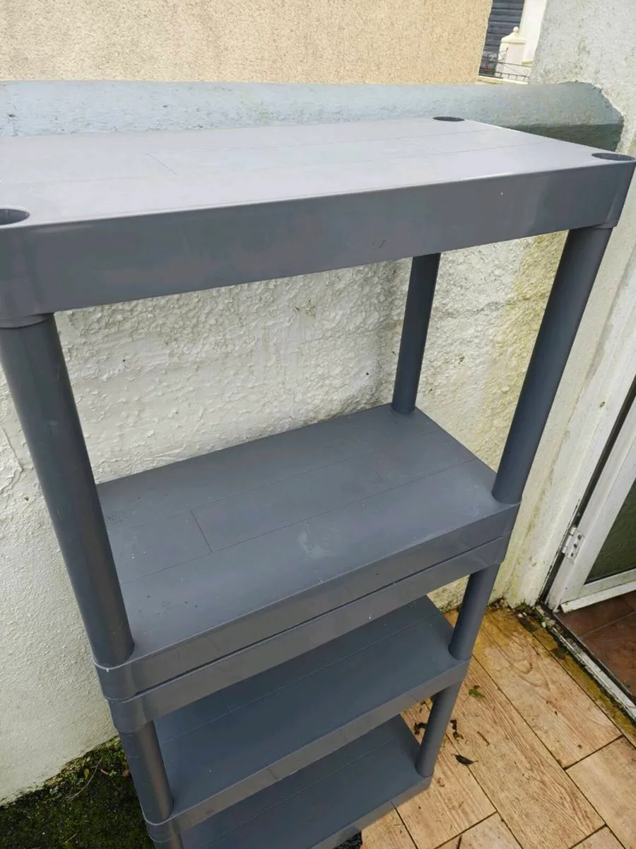 Stackable Plastic Shelving Units - Image 2