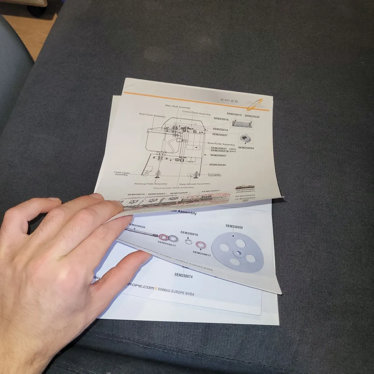 Sinmag KM-25 spiral mixer - Image 2