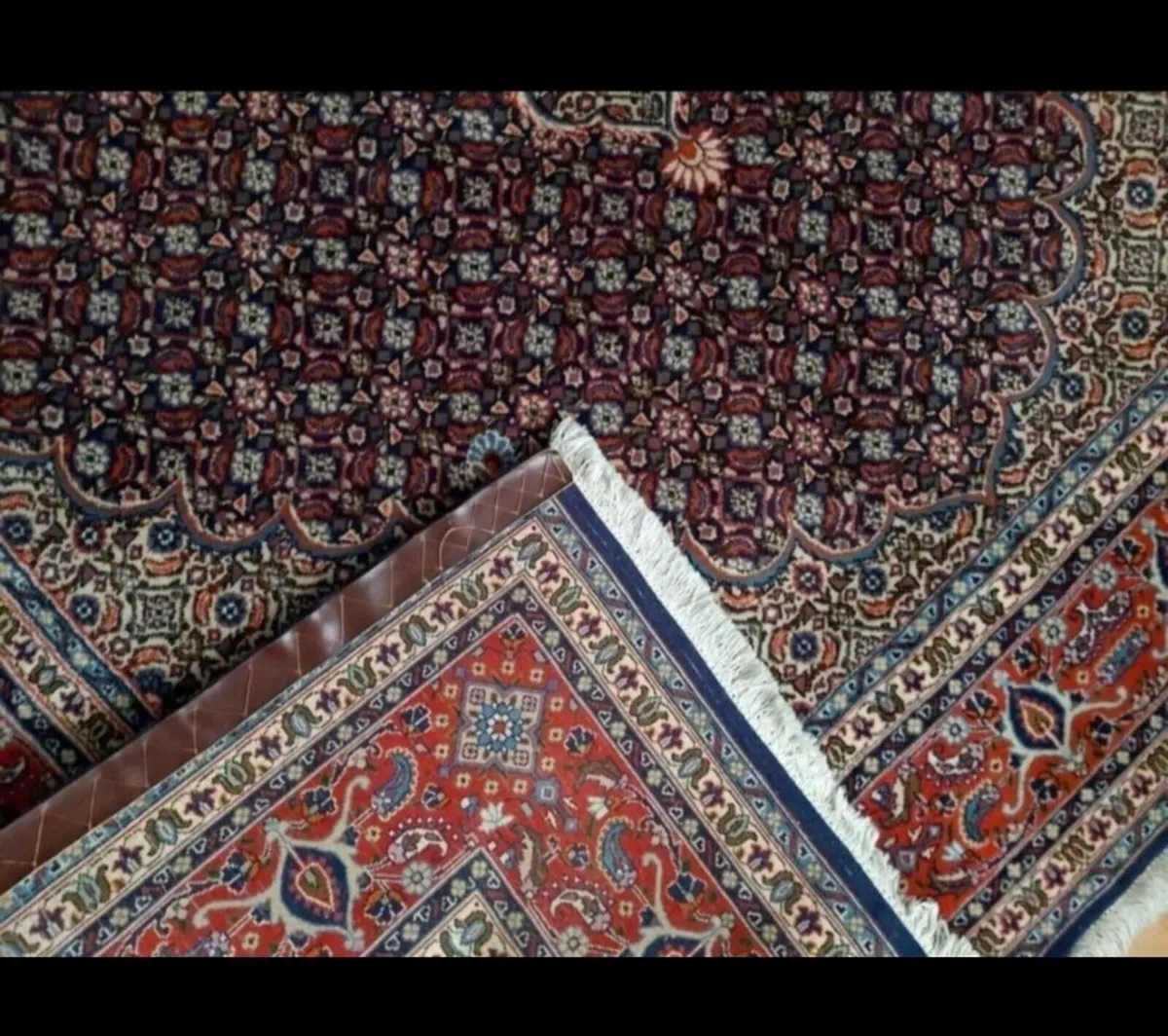 Stunning Large Perser Moud Hand Knotted Rug Carpet - Image 3