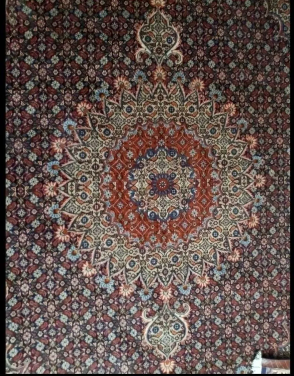 Stunning Large Perser Moud Hand Knotted Rug Carpet - Image 4