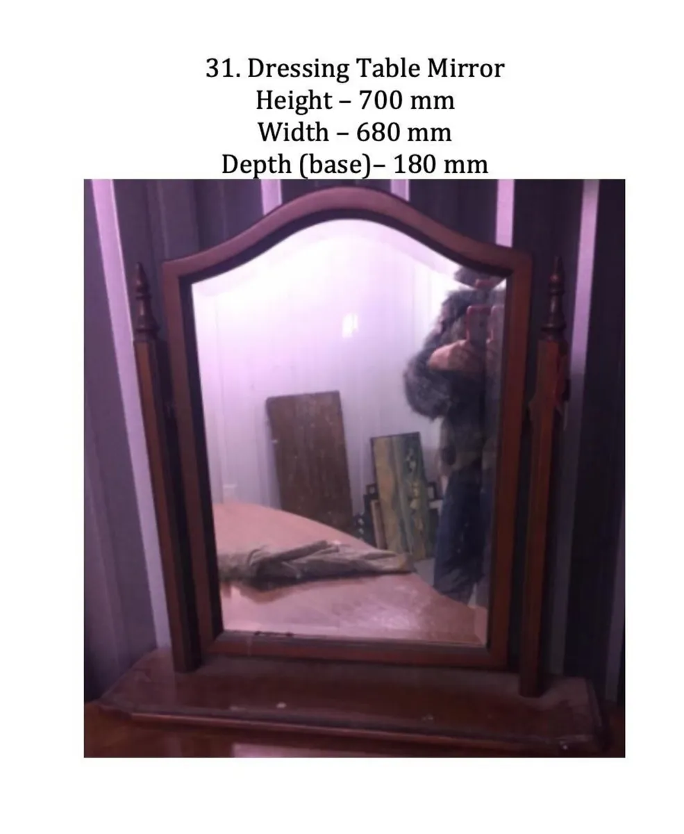 Antique dressing table mirro