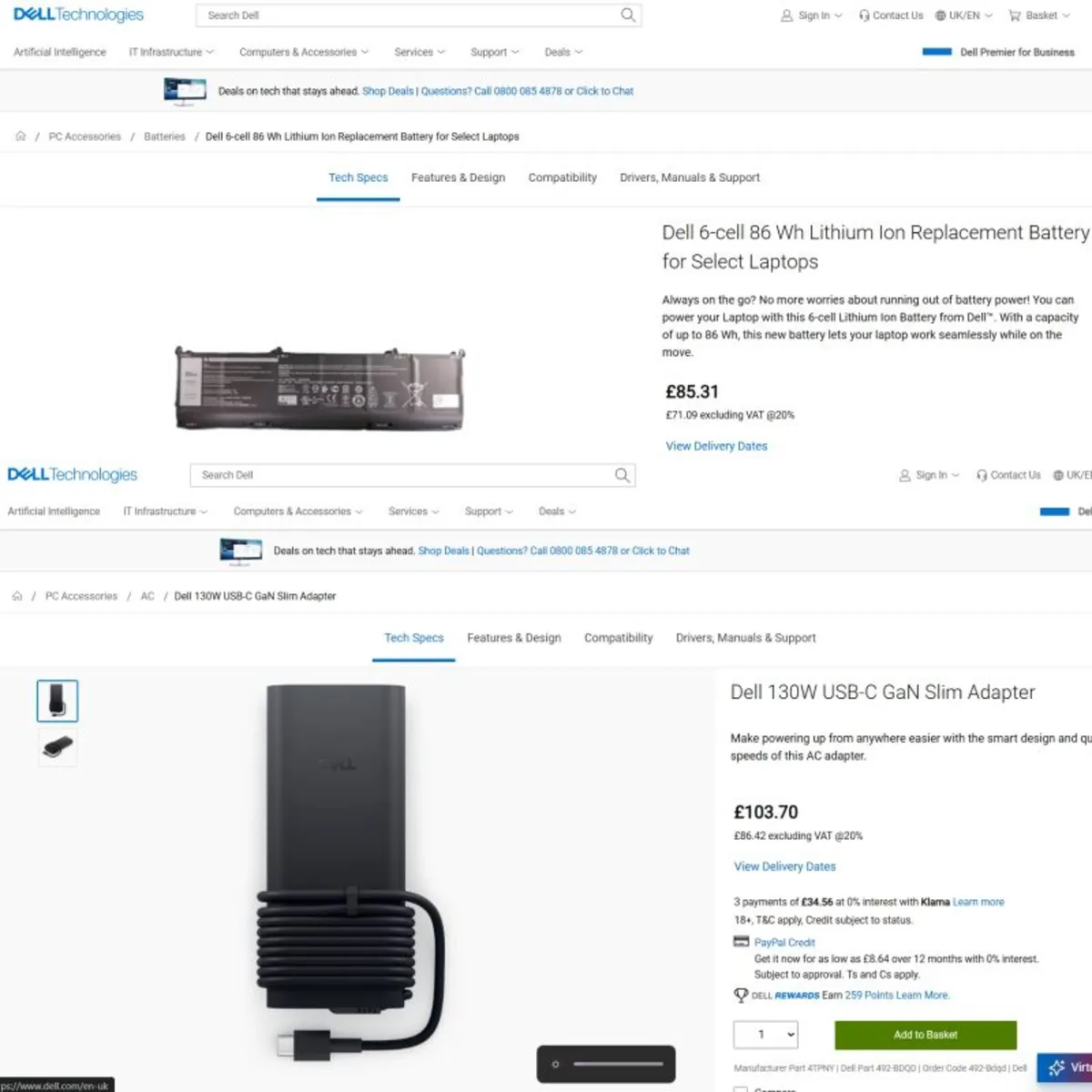 Dell XPS 15 9500, i7, 64GB RAM, 4.5TB SSD + extras - Image 4