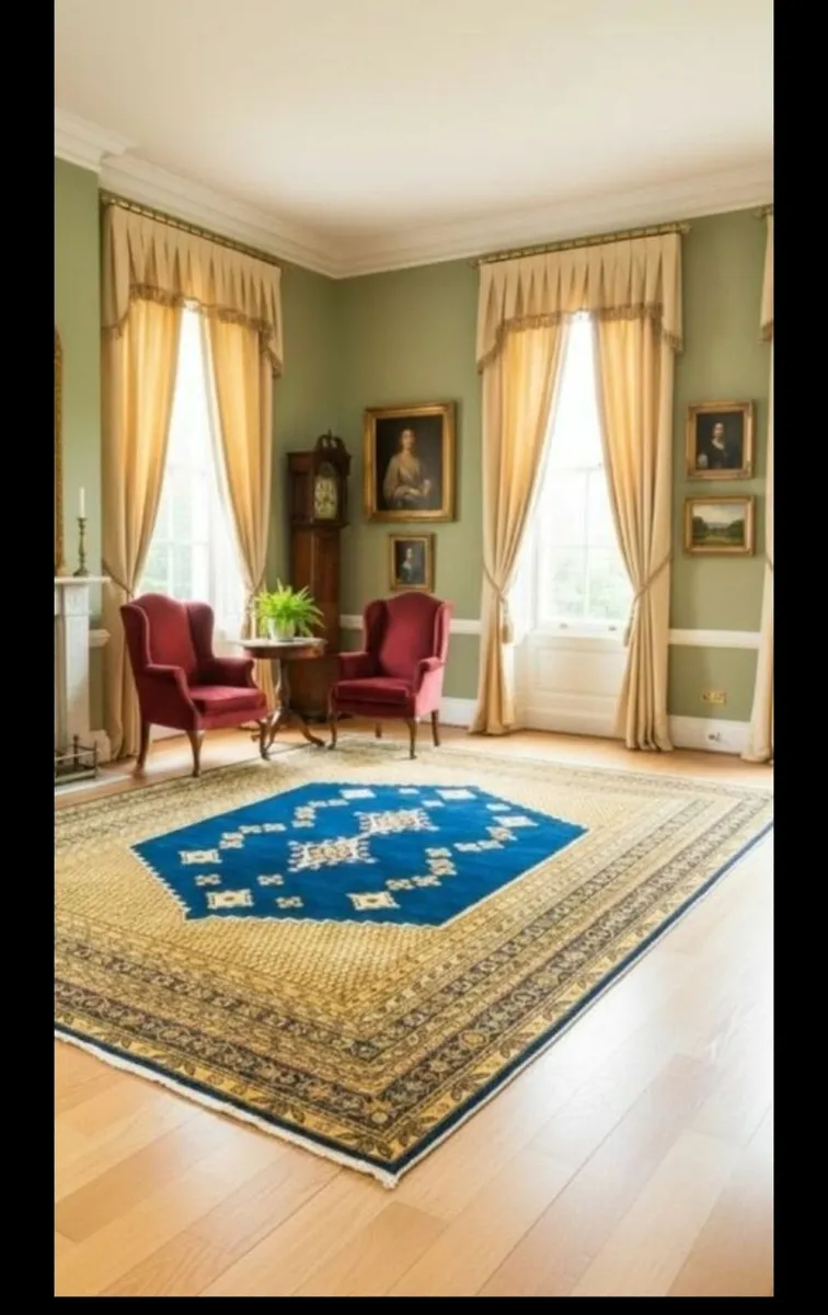 XL Oriental Rug Hand Knotted Persian - Image 1