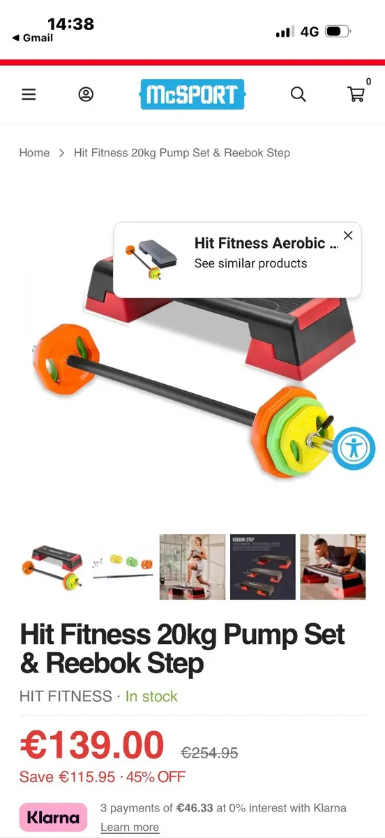 BODYPUMP BARBELL & STEP SET - Image 2
