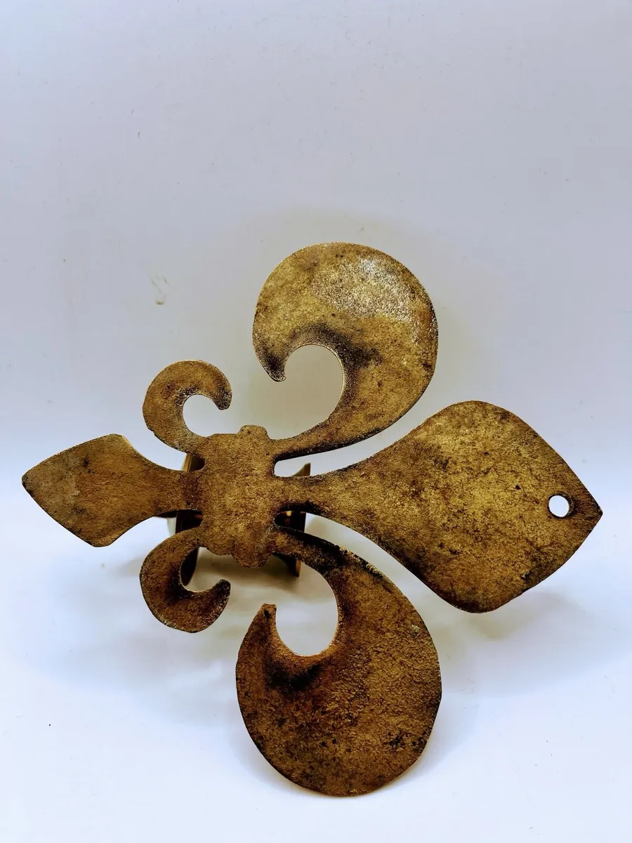 Vintage brass wall candle holders - Image 3