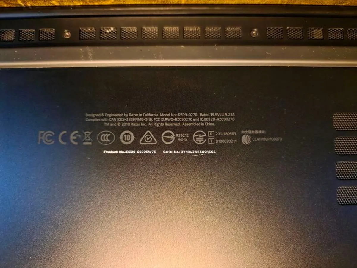 Razer Blade 15' Base (2018) RZ09-02705 - Image 2