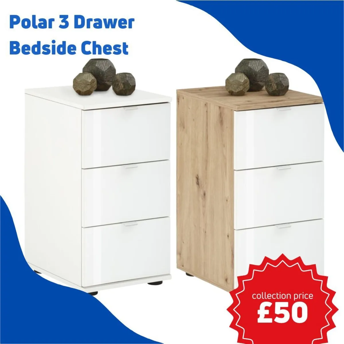 OFFER  Bedside Chests and Sideboards - from £50 - Image 2