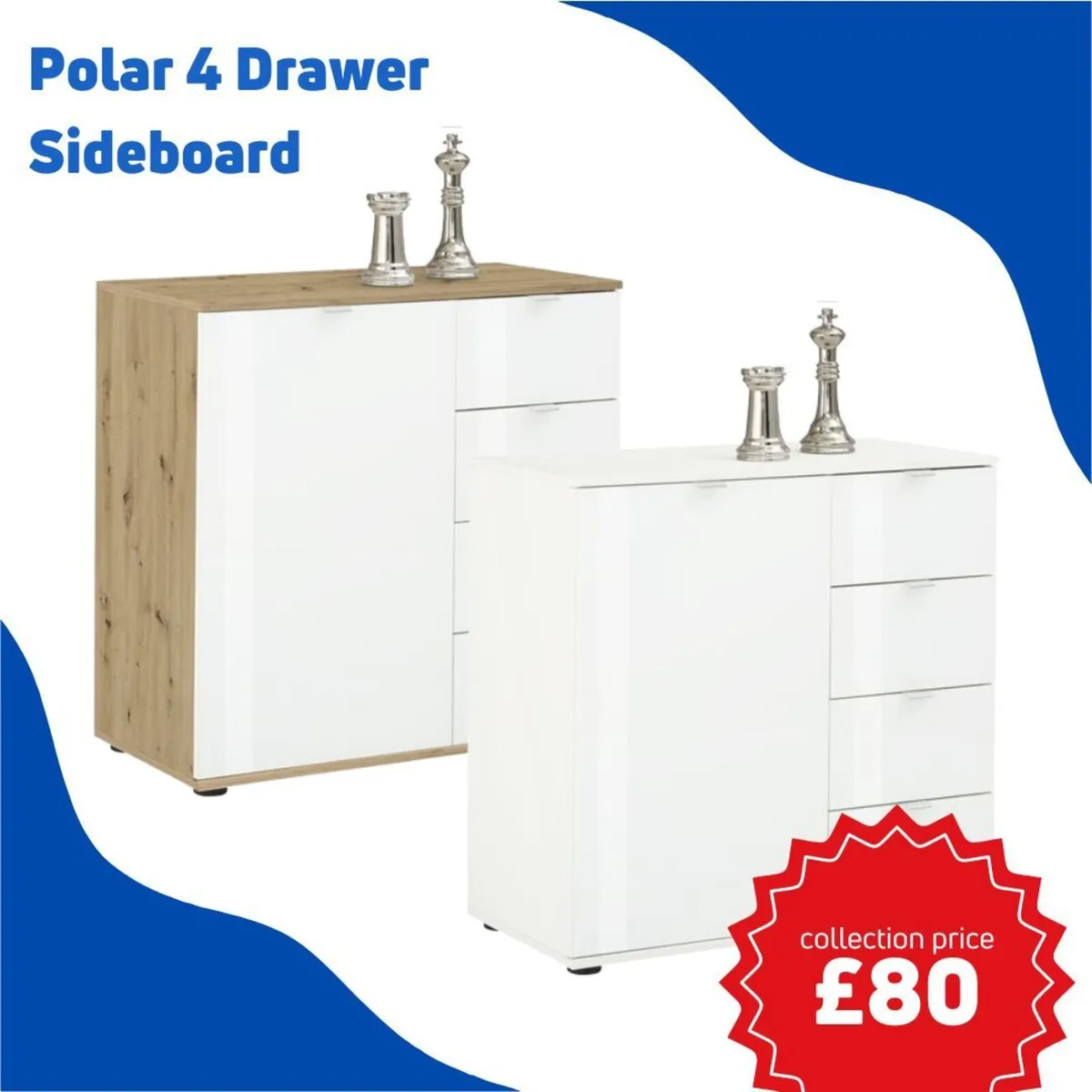 OFFER  Bedside Chests and Sideboards - from £50 - Image 4