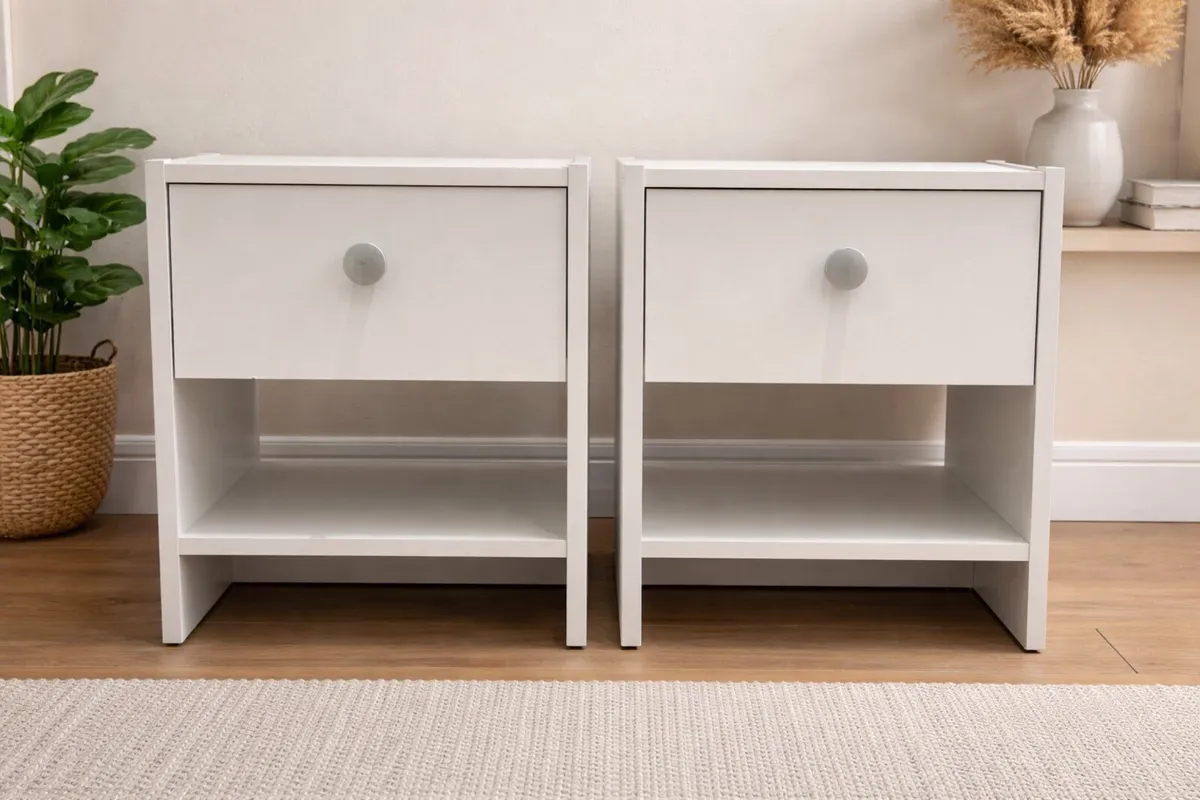 Small bedside lockers - Image 1