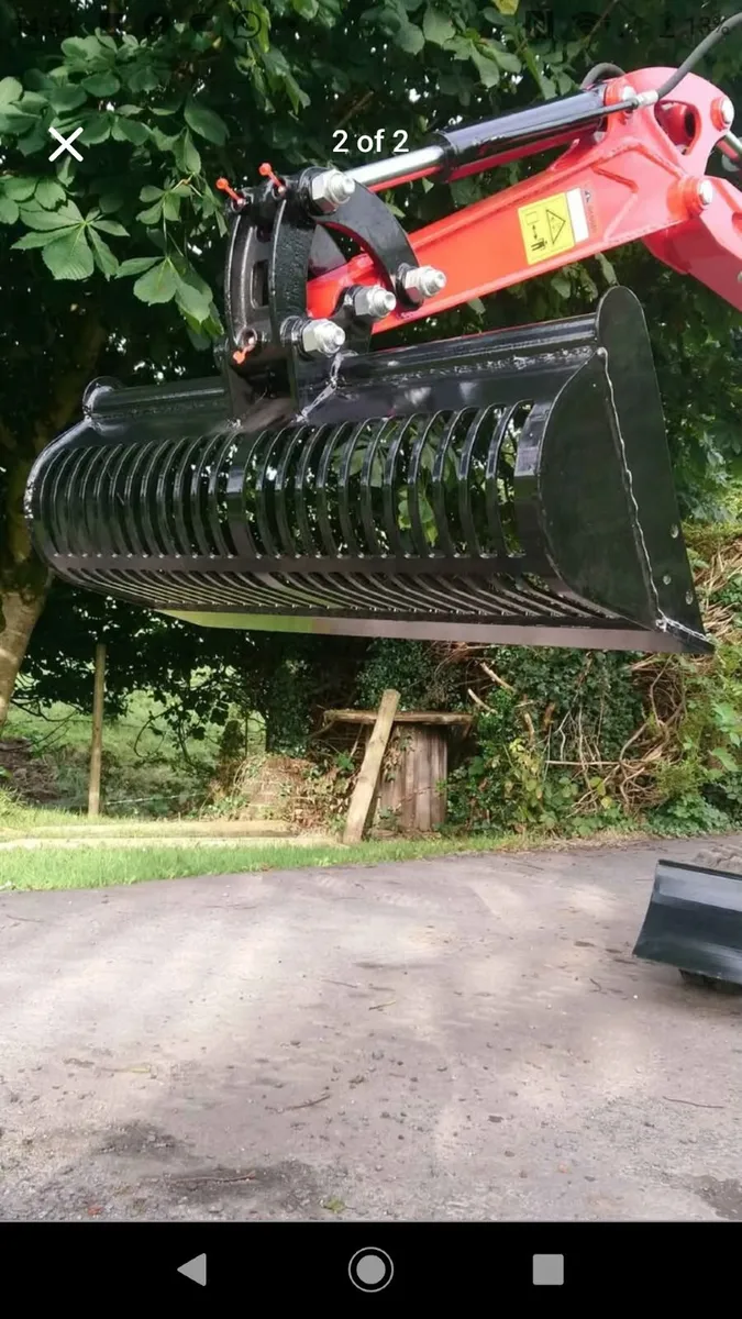 RIDDLE BUCKET JPC MINI DIGGER ( 25mm pins ) - Image 2