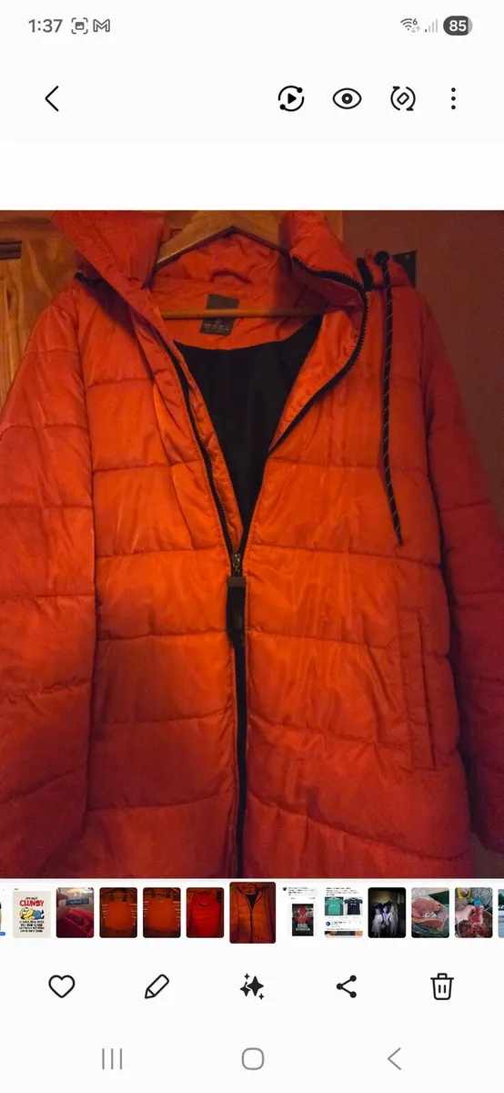 Orange jacket n handbag - Image 1