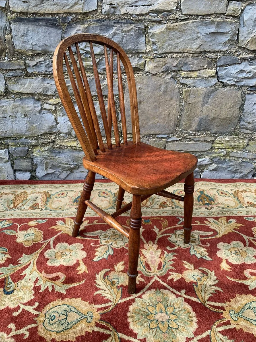 Vintage Windsor Hoop Back Kitchen Chair. - Image 1