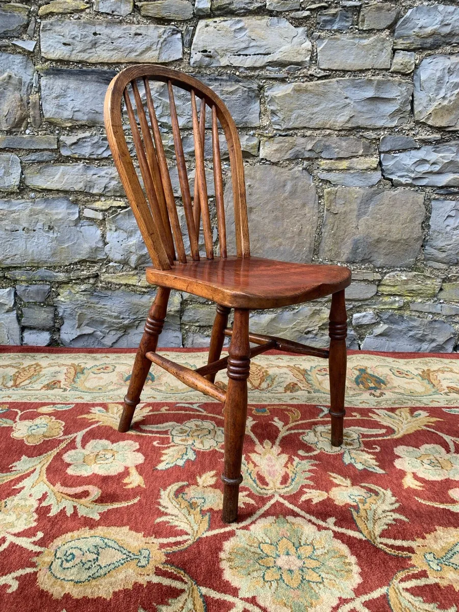 Vintage Windsor Hoop Back Kitchen Chair. - Image 2