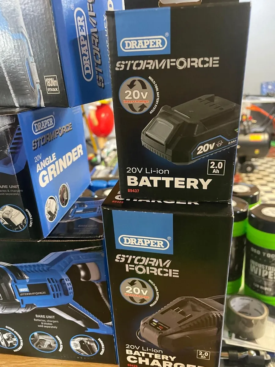 Draper Storm Force 20V Cordless Tool Bundle - Image 4