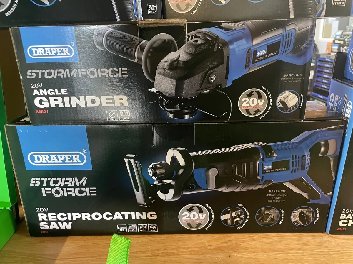 Draper Storm Force 20V Cordless Tool Bundle - Image 3