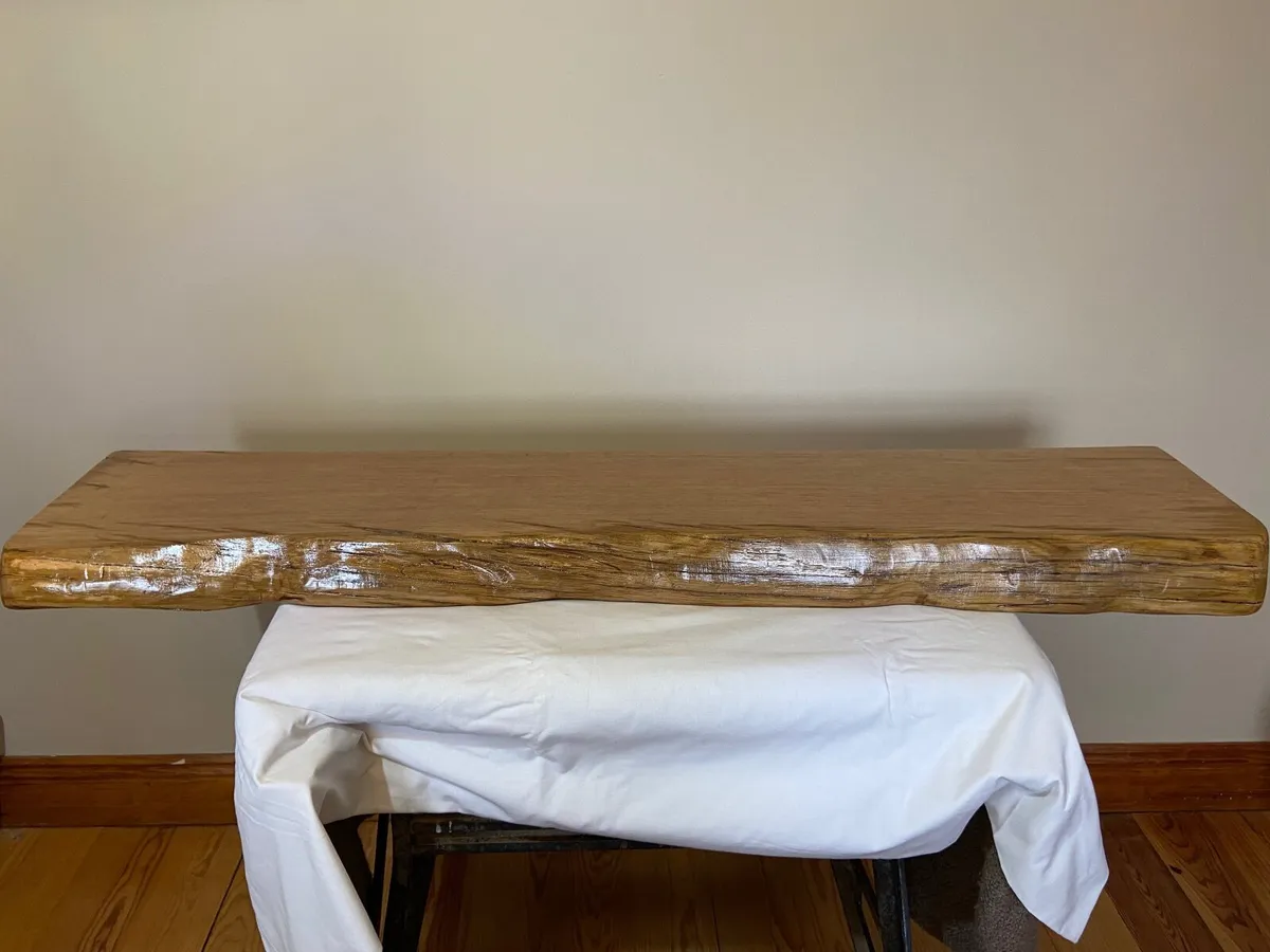 Oak fire place mantle - Image 3