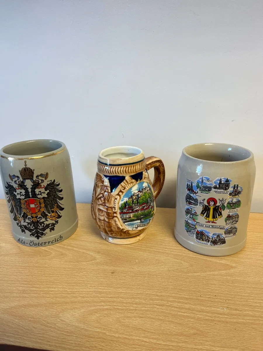 Vintage stoneware bar items - Image 1