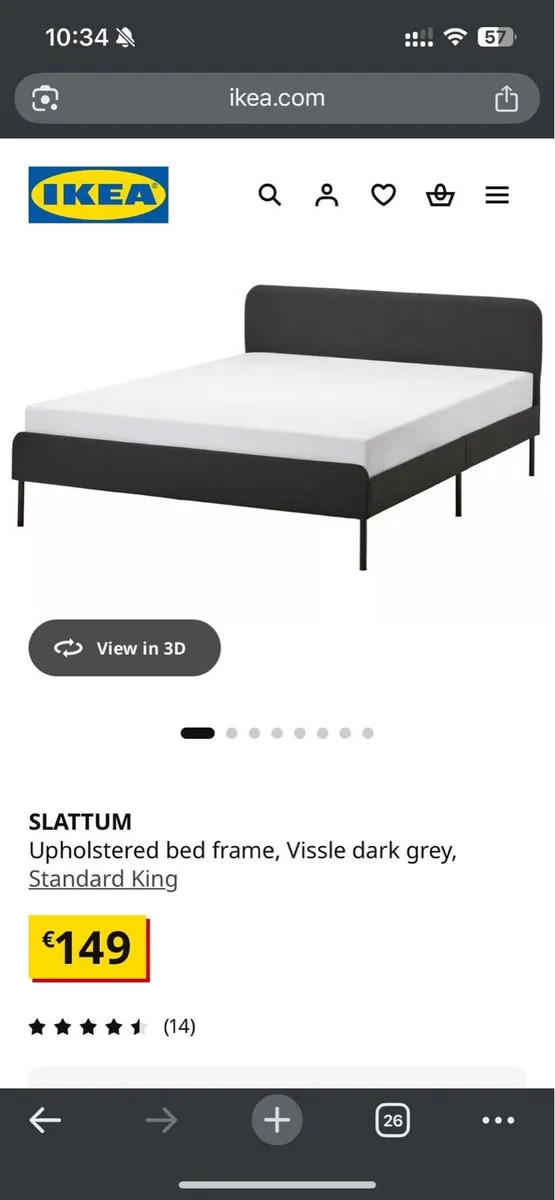 Emma king mattress with bed included - Image 3