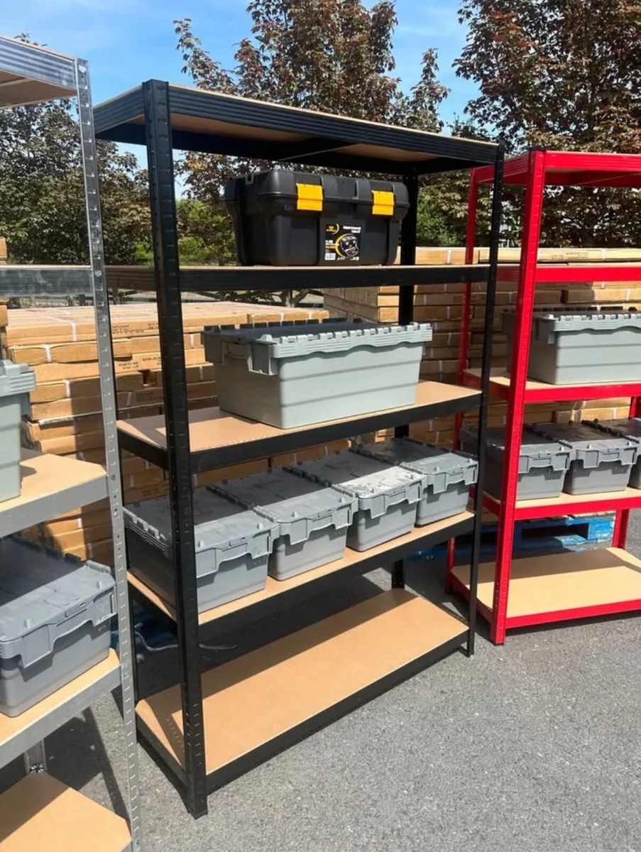 5x bays flatpack shelving - Image 3
