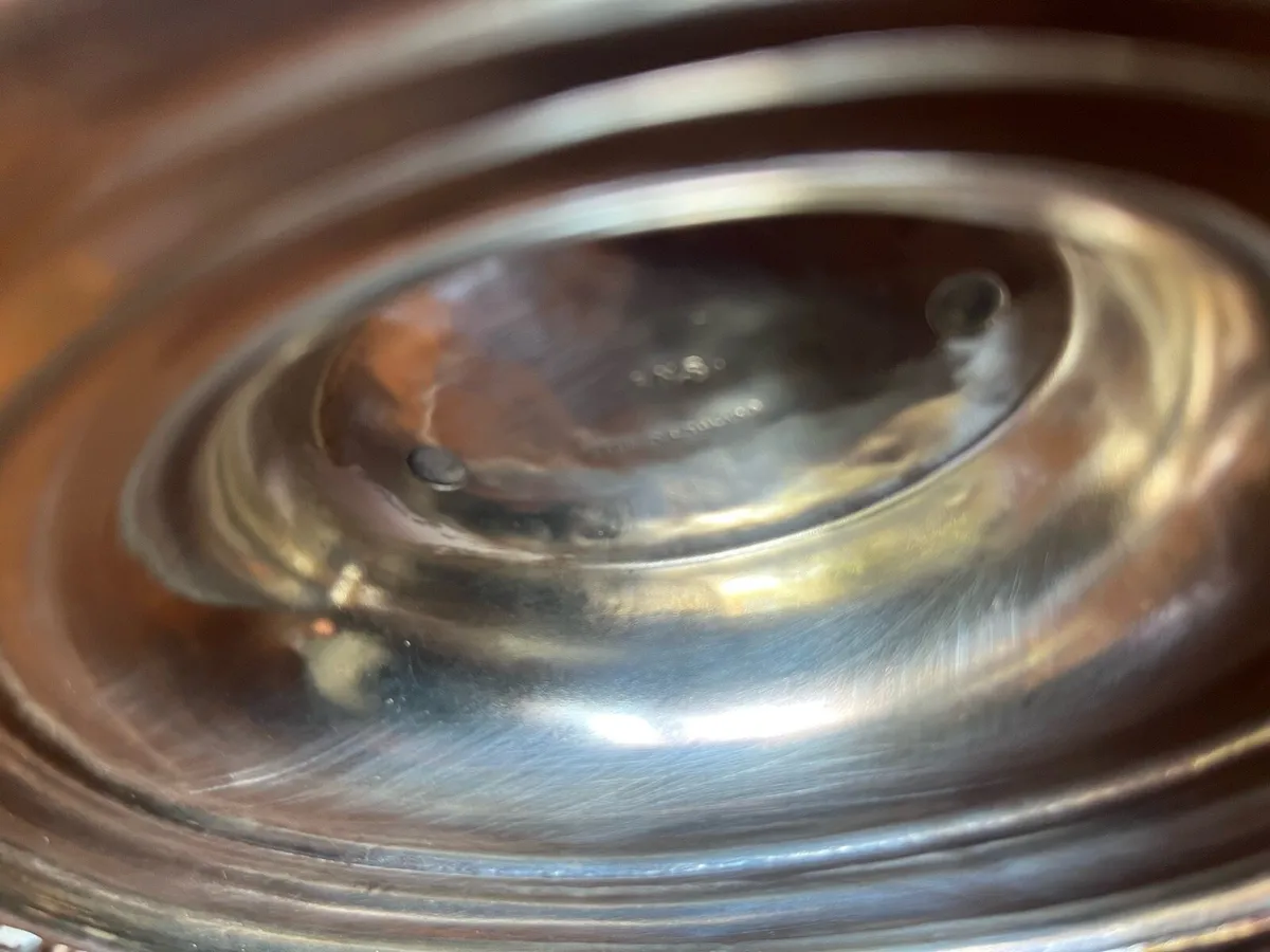 Filigree Silver Plate Basket - Image 4