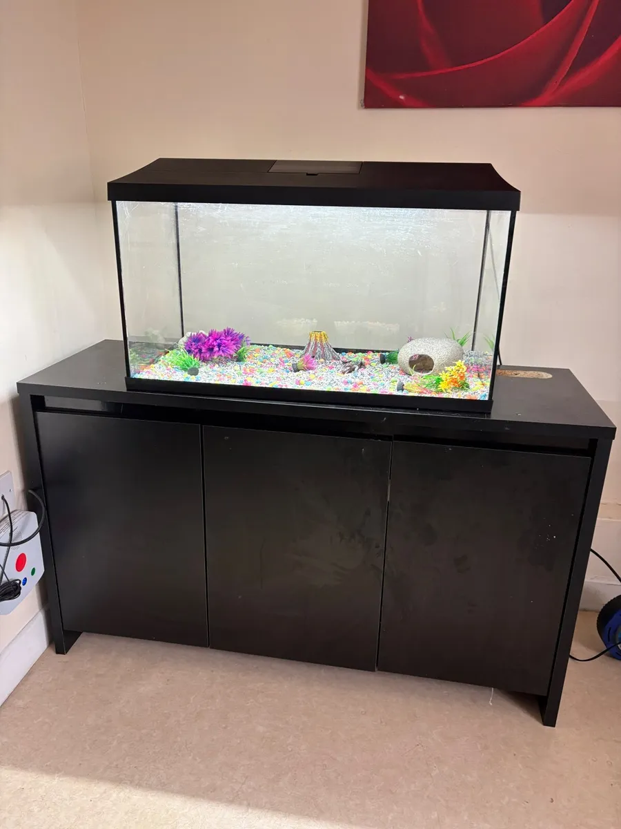 Fish tank with unit - Image 3