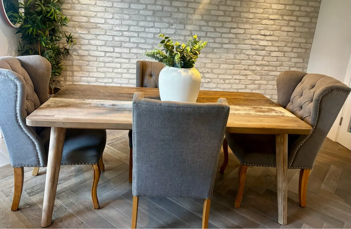 Dining Table & 4 Chairs - Image 1