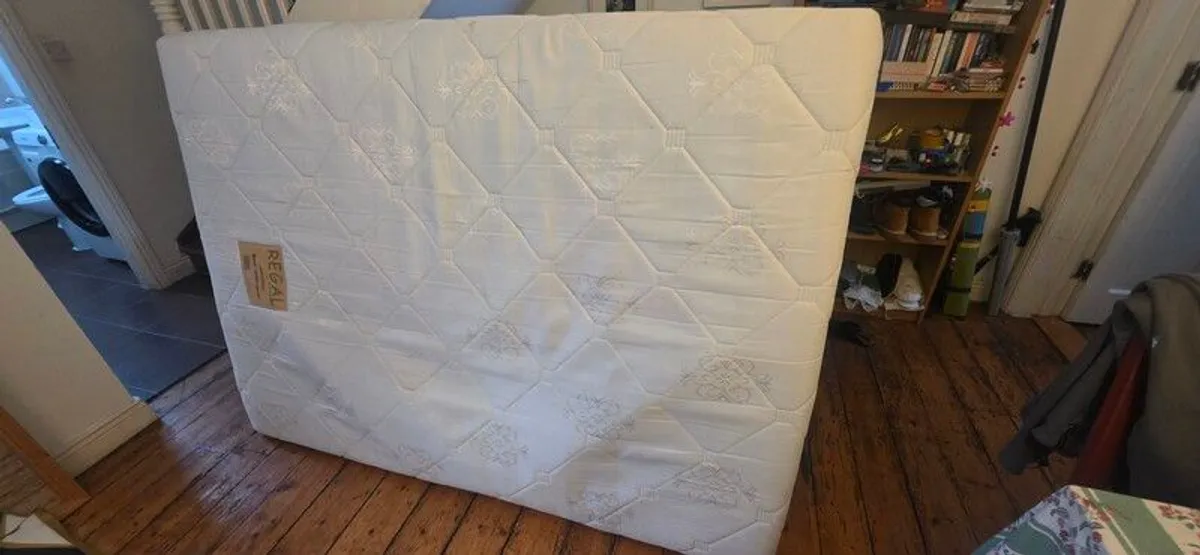 2 x Double Bed Mattress (4ft 6) - Image 1