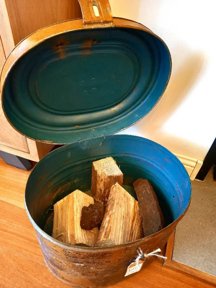 Antique Brass & copper coal helmets - Image 3