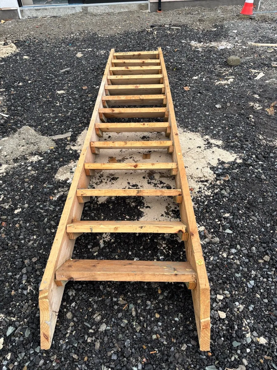 Temporary stairs and door - Image 1
