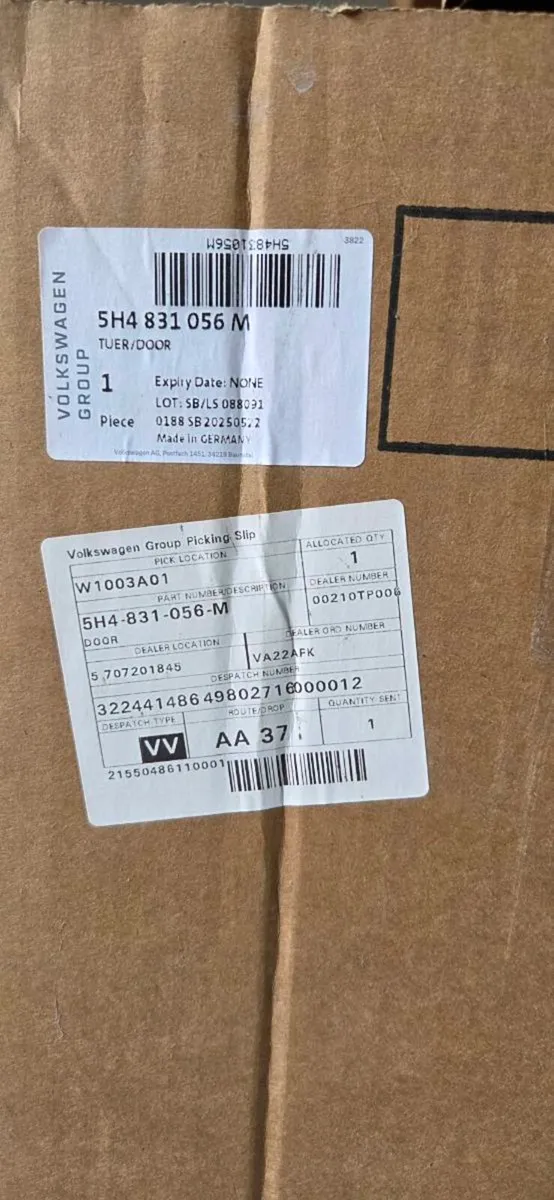 Brand new VW Golf Door - Image 1