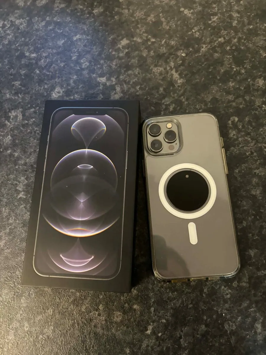 iPhone 12 Pro Max sim free 128GB with box acces - Image 1