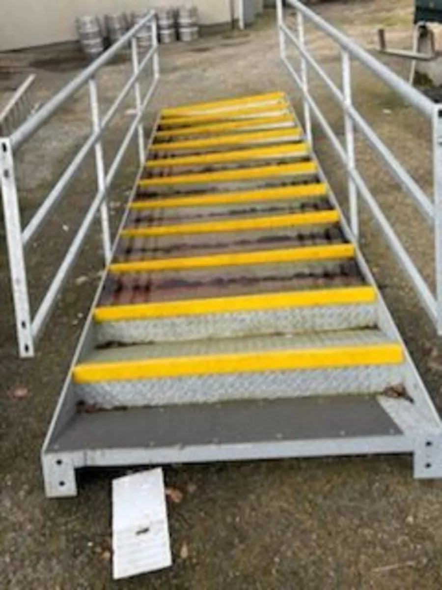 Galvanised steel stairs - Image 1