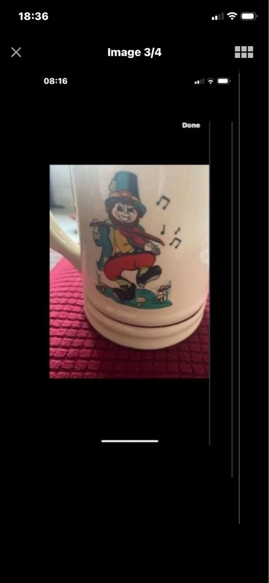 Good Luck From Ireland Ceramic tankard - Image 3