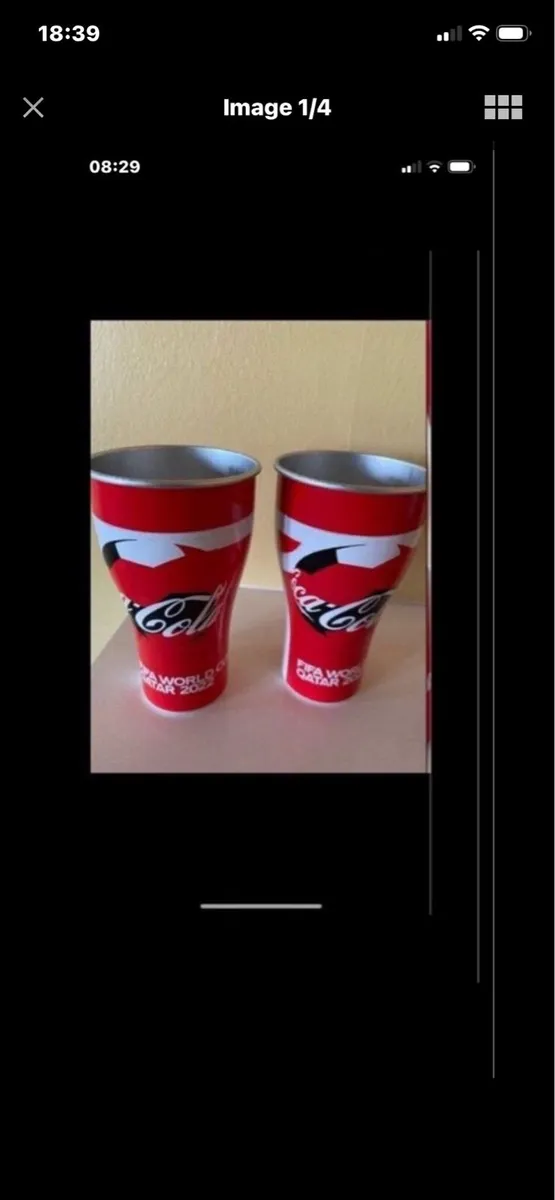 World Cup Qatar 2022 World Cup Aluminium Cups - Image 1