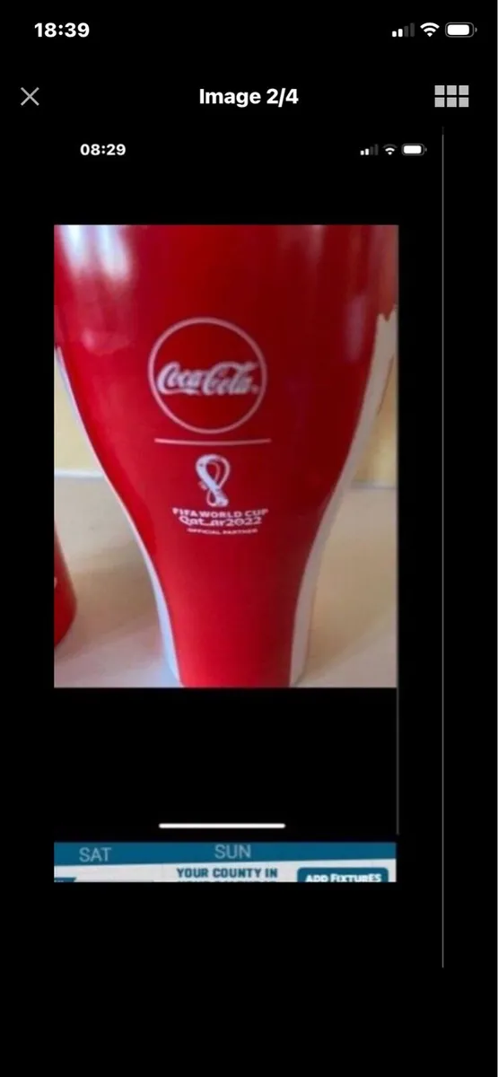 World Cup Qatar 2022 World Cup Aluminium Cups - Image 2