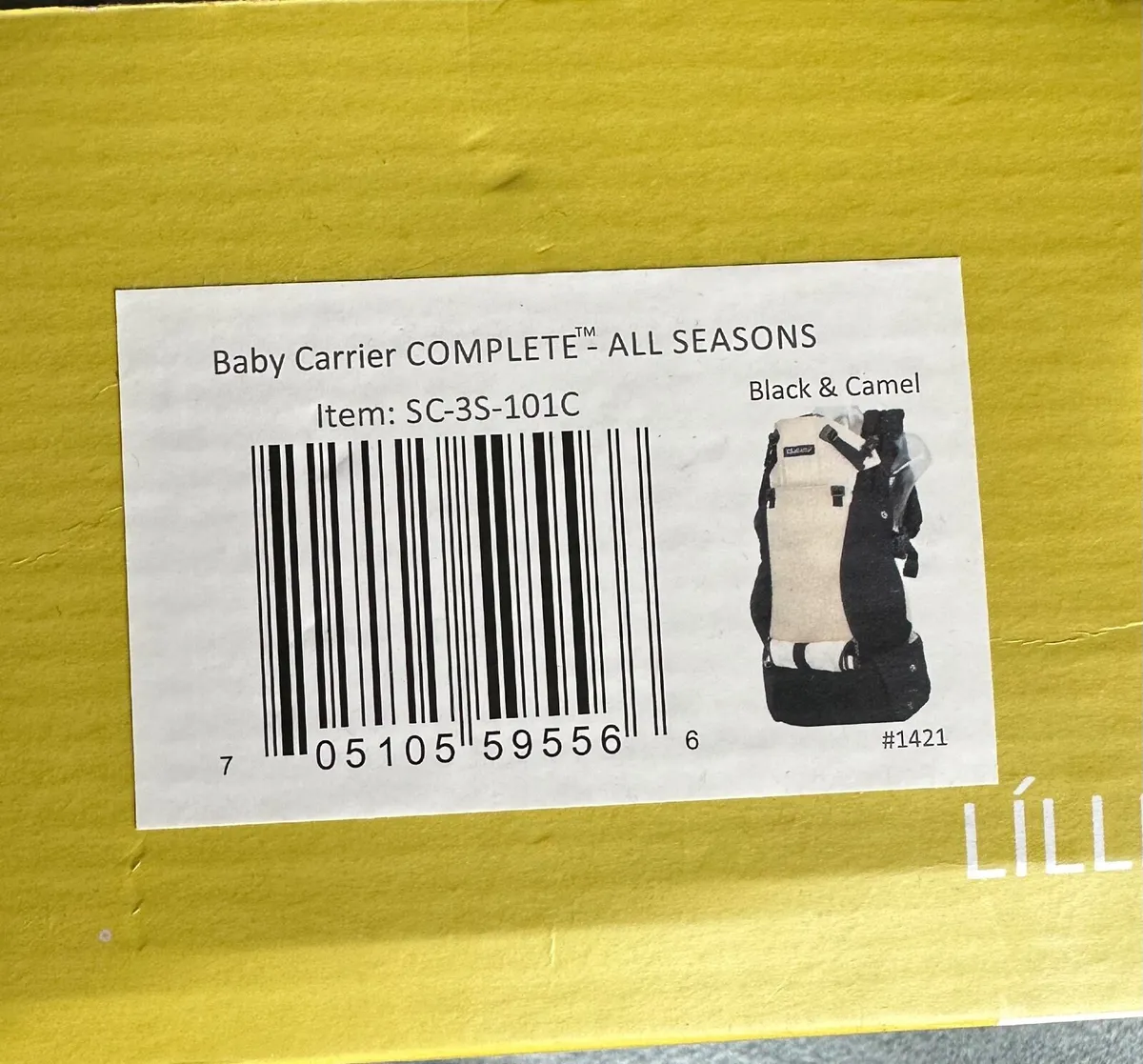 Lille Baby Ergonomic Baby Carier 3.2kg - 20kg - Image 2