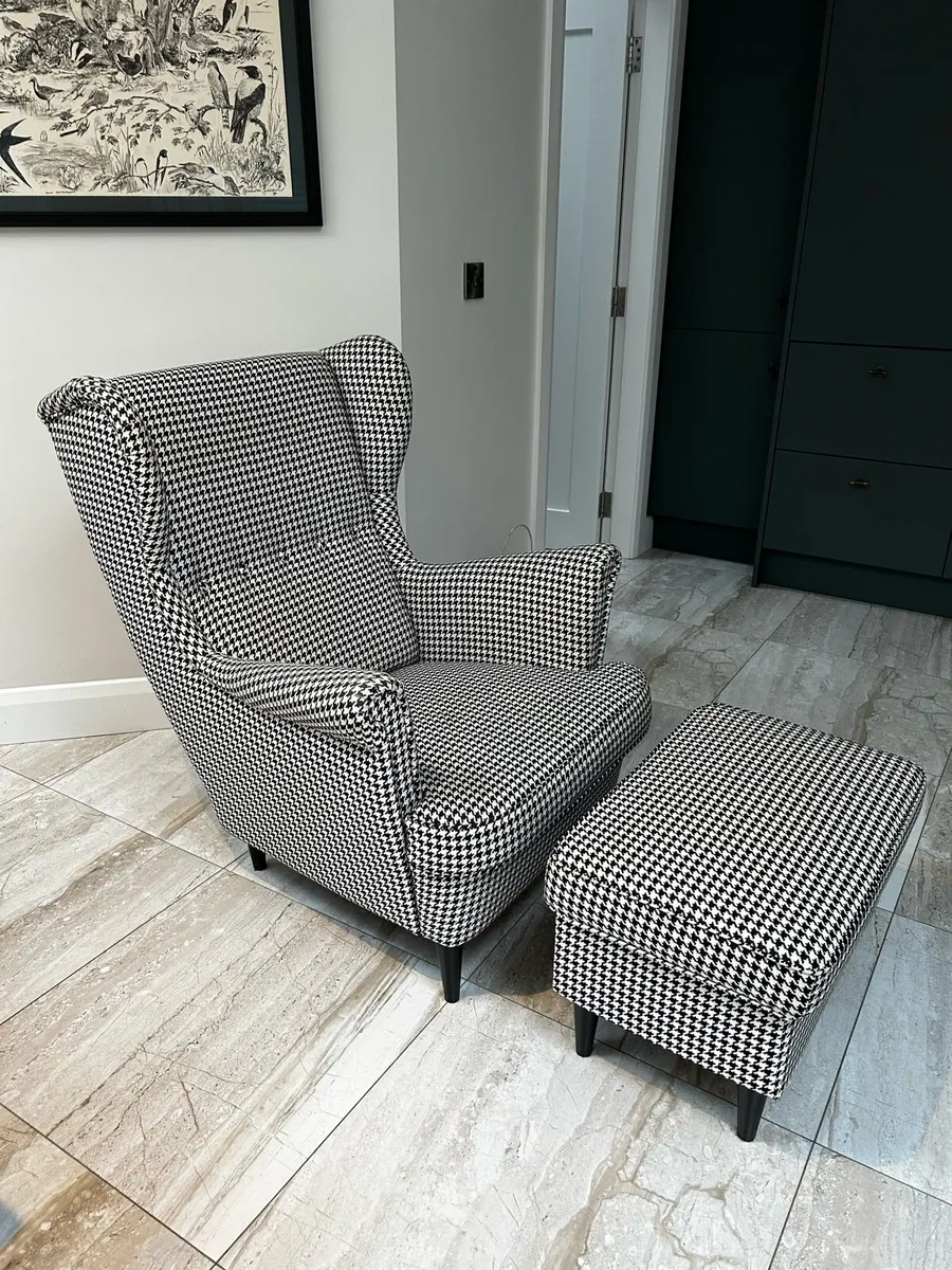 Armchair & Footstool - Image 2