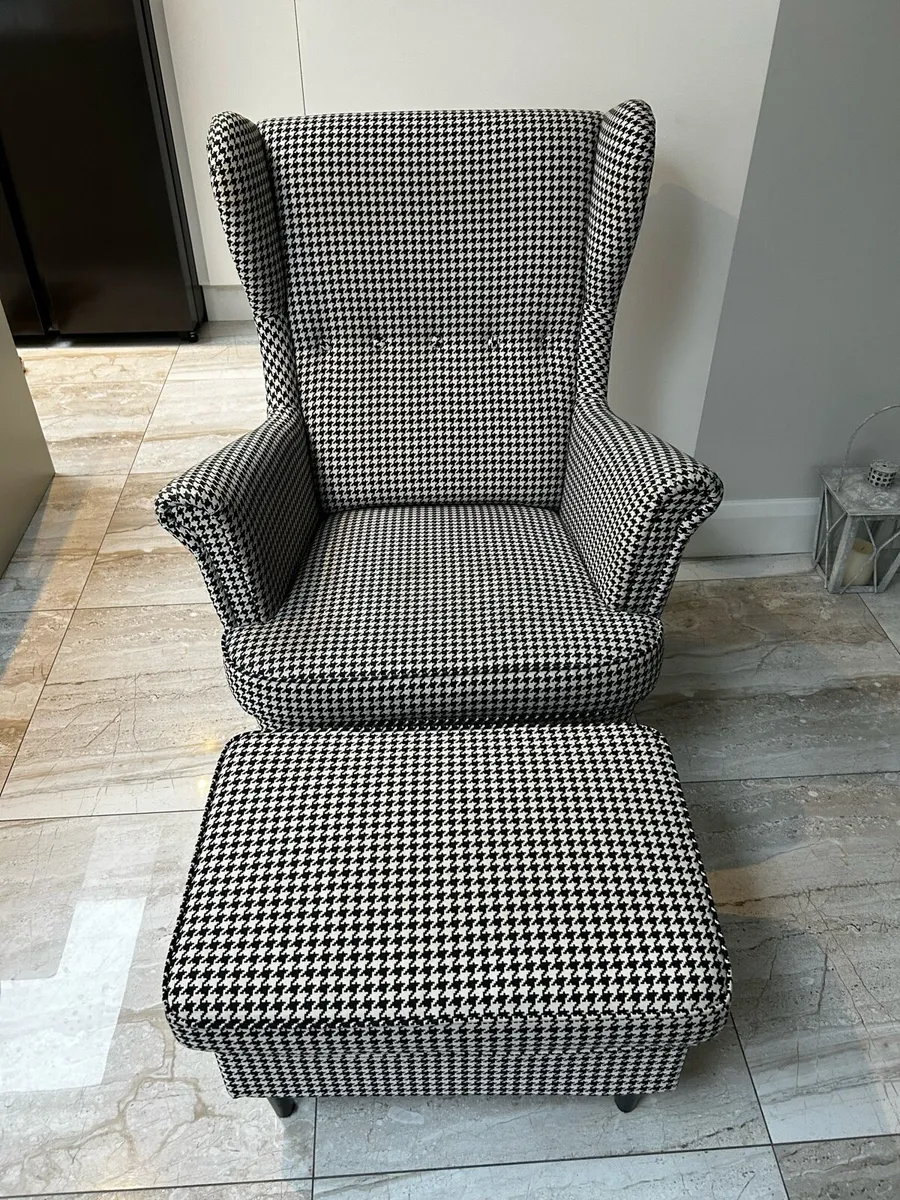 Armchair & Footstool - Image 4