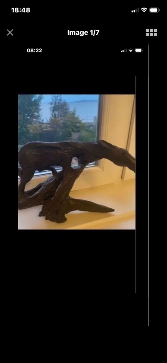 Bog Oak Art Sculpture - Image 1