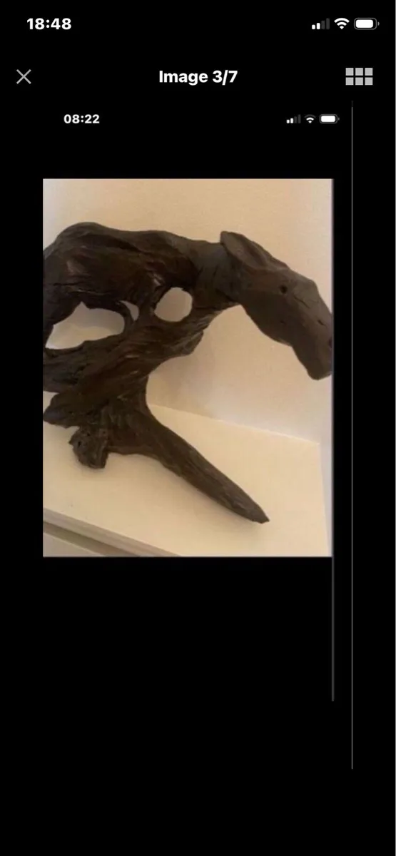 Bog Oak Art Sculpture - Image 3