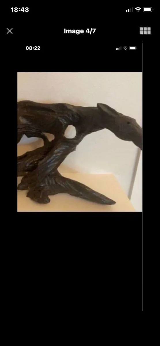 Bog Oak Art Sculpture - Image 4