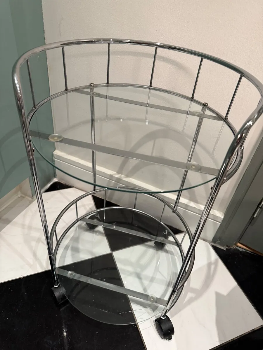 Drinks bar trolley storage new never used - Image 1