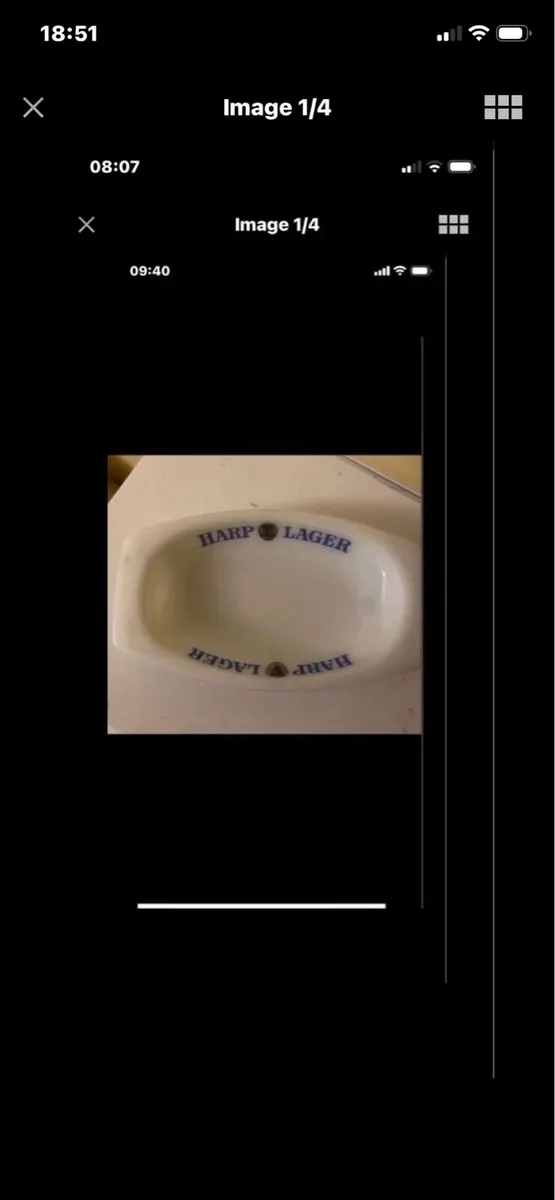 Vintage Harp Lager Dish - Image 1