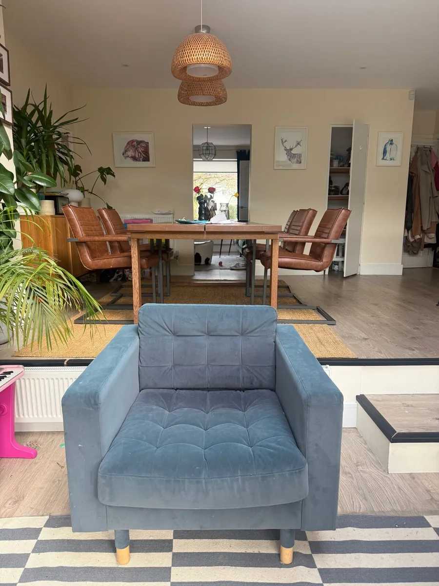 IKEA armchair grey - Image 2