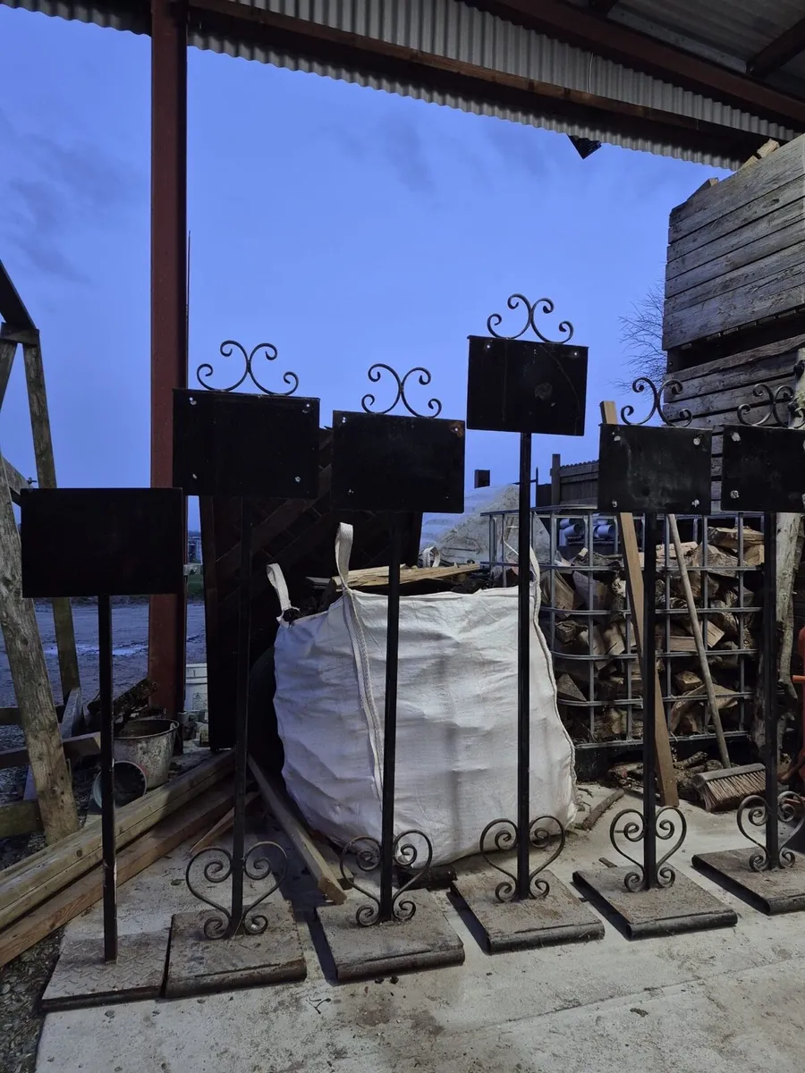 Heavy signs/ stands - Image 1