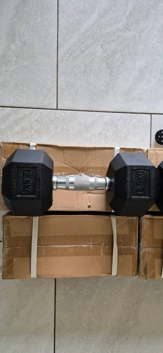 2xbrand new sets of hex duumbbells - Image 4