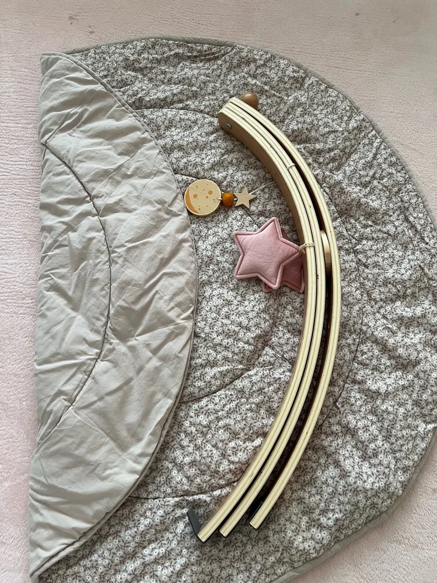 Portable Baby Gym + Reversible Playmat - Image 3